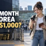 South Korea Travel Budget: One Month in Korea for $1,000 6 South Korea travel budget showing whether $1,000 is enough for one month