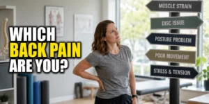 back pain — deciding which situation applies to you