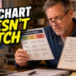 dementia stages — comparing a chart to a loved one's actual symptoms