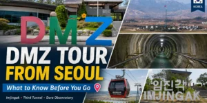 DMZ tour from Seoul guide featuring Imjingak, the Third Infiltration Tunnel and Dora Observatory
