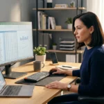 freeze rows and columns in excel office professional woman
