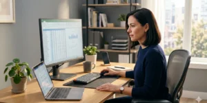 freeze rows and columns in excel office professional woman
