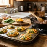 easy high protein meal prep ground beef egg bites
