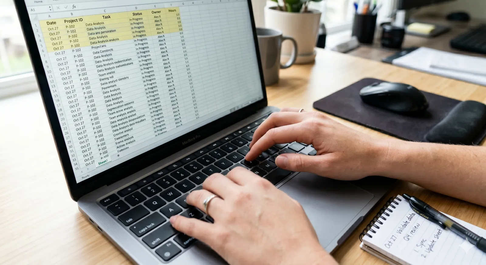 how to freeze multiple rows in excel keyboard hands