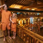 jjimjilbang guide couple amazed by korean bathhouse communal area