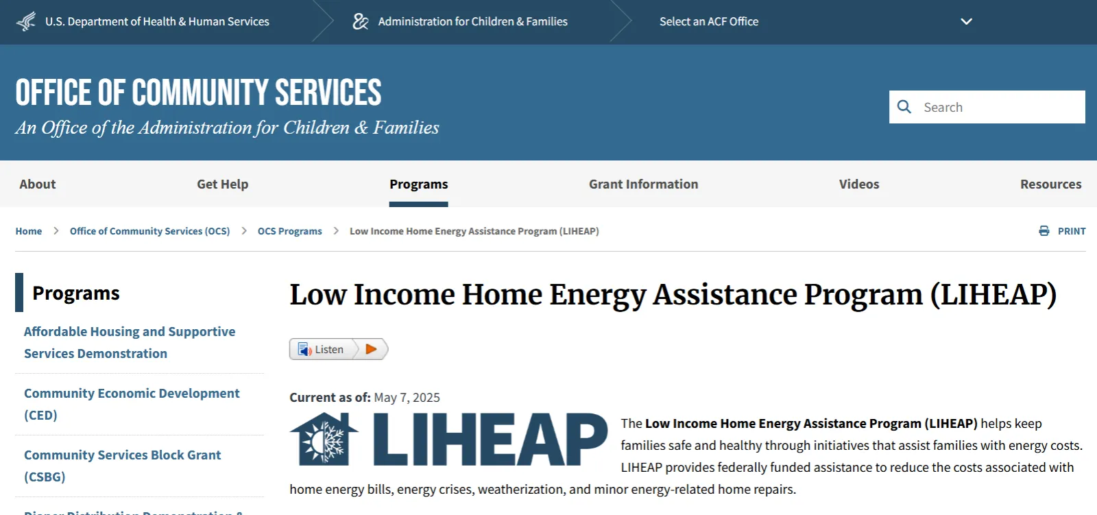checking a utility bill and calculator for liheap benefit estimate