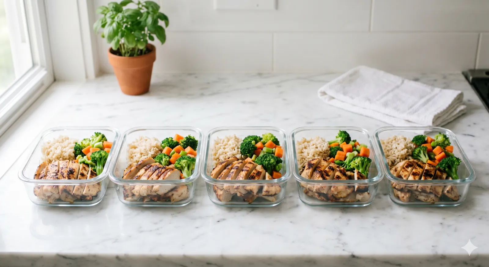 meal prep on a budget — high protein containers for weight loss weekly prep