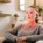 red light therapy mask before and after results on face