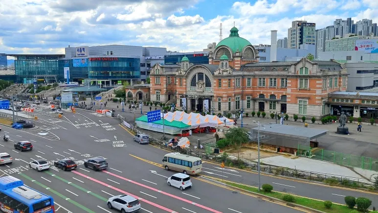 Seoul Station near Myeongdong and Namdaemun with AREX and KTX access