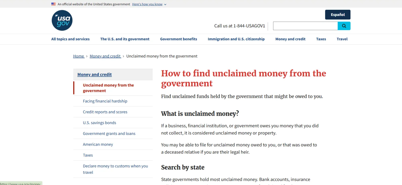 missingmoney.com free unclaimed money search by name